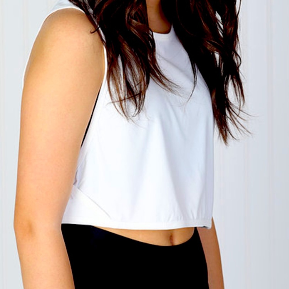 Cropped cover shirt